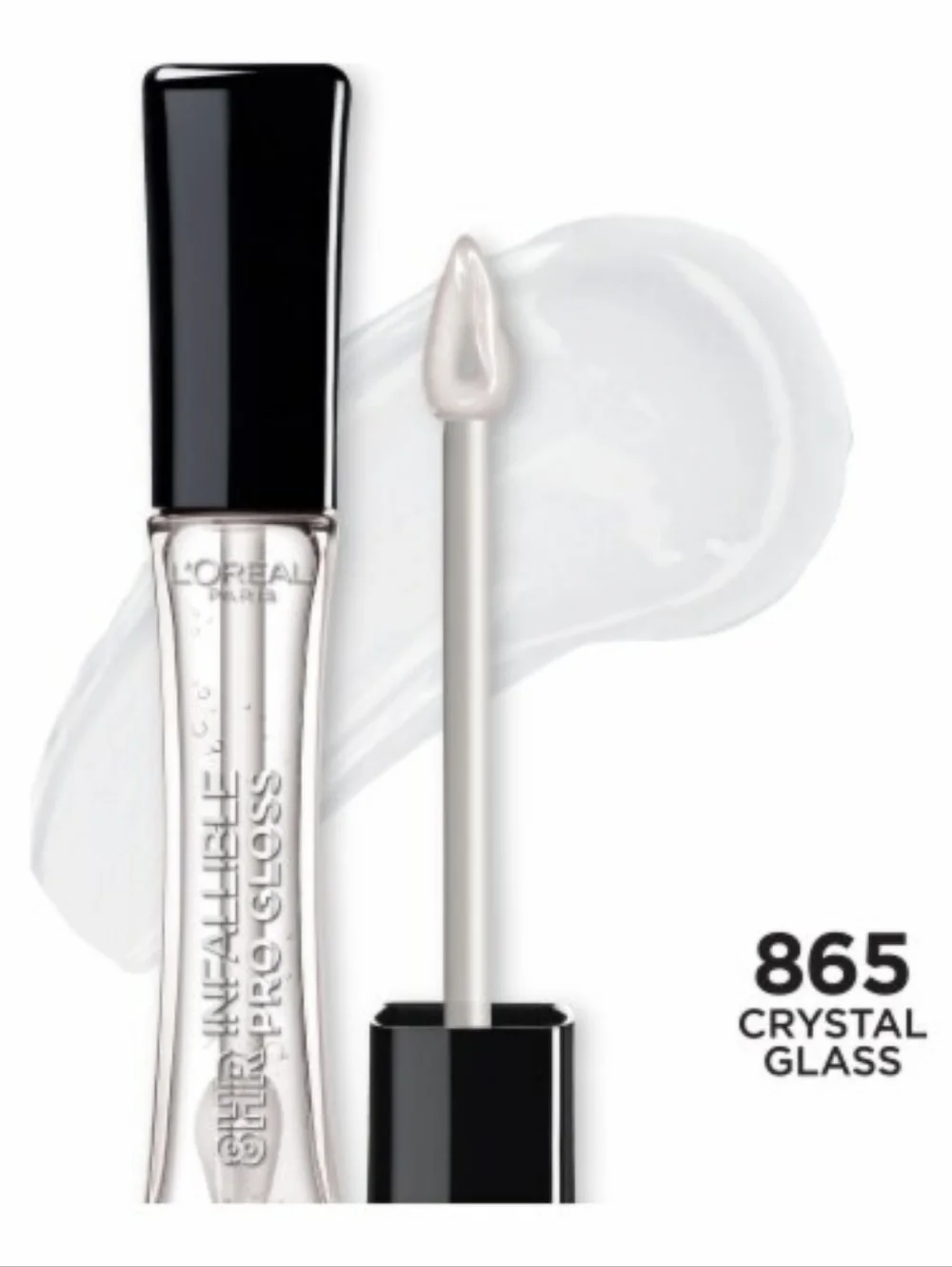 2 x L'oréal Paris Infaillible Le Gloss Lip Gloss, 865 Crystal Glass